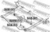FEBEST NAB-003 Mounting, axle beam